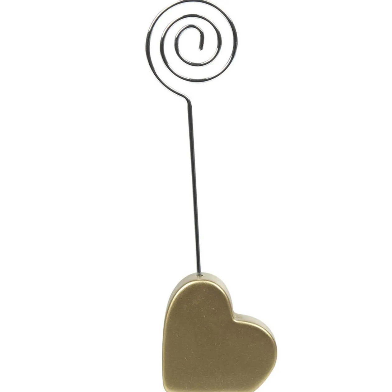 Porte nom coeur doré