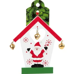 Porte nom design maison de Noël