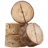 Porte-nom rondin de bois x4