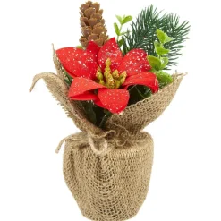 Pot de fleur pailleté déco de table