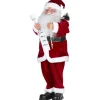 Père Noël décoratif d'intérieur H. 80 cm