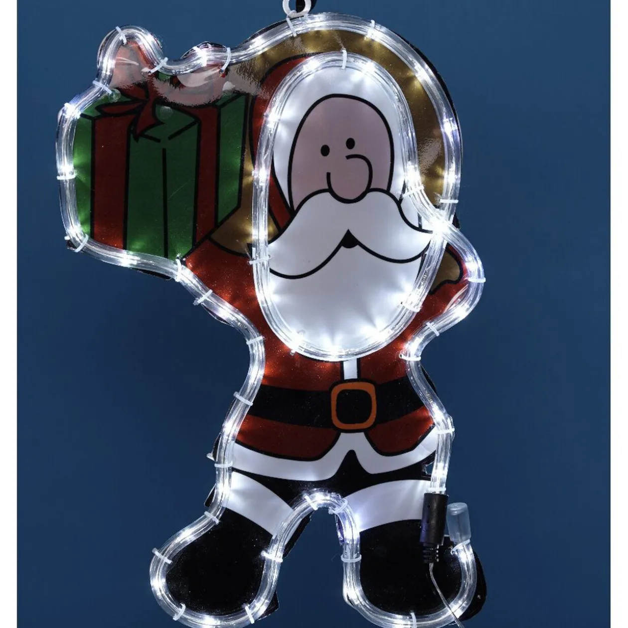 Père Noël lumineux multicolore h.42 cm