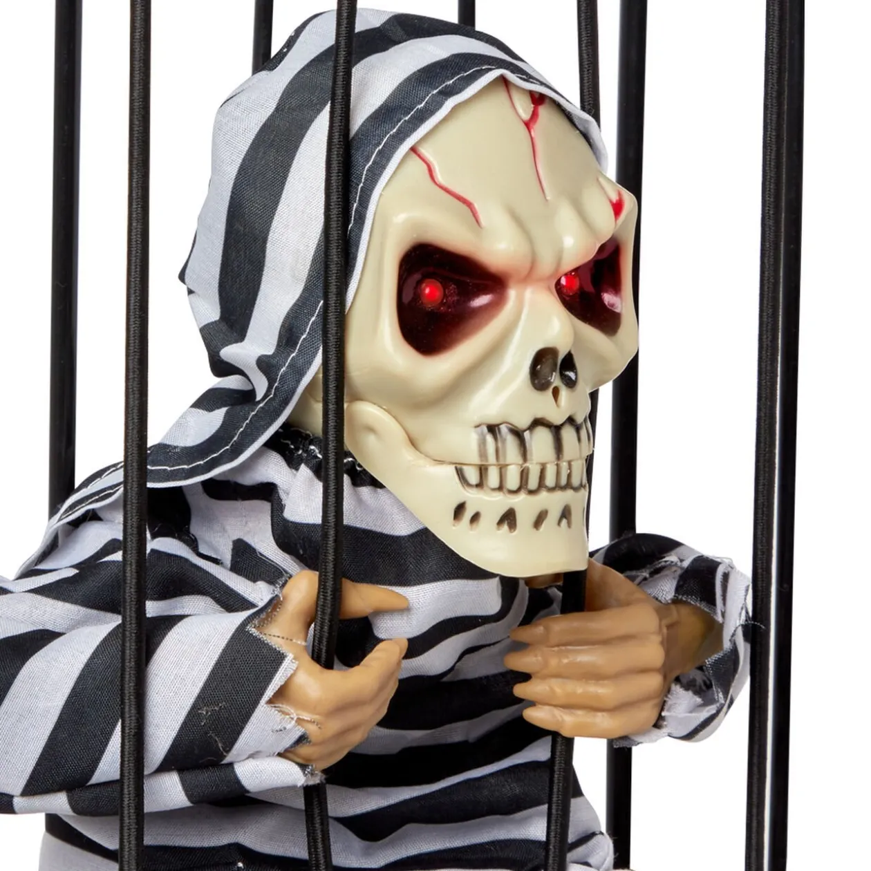 Prisonnier squelette animé décoration Halloween