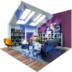 Projecteur de Noël LED animé flocons personnages blanc bleu