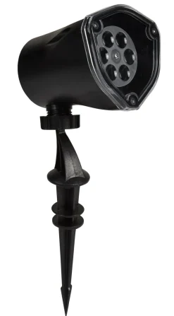 Projecteur de Noël LED animé flocon Bonnes Fêtes