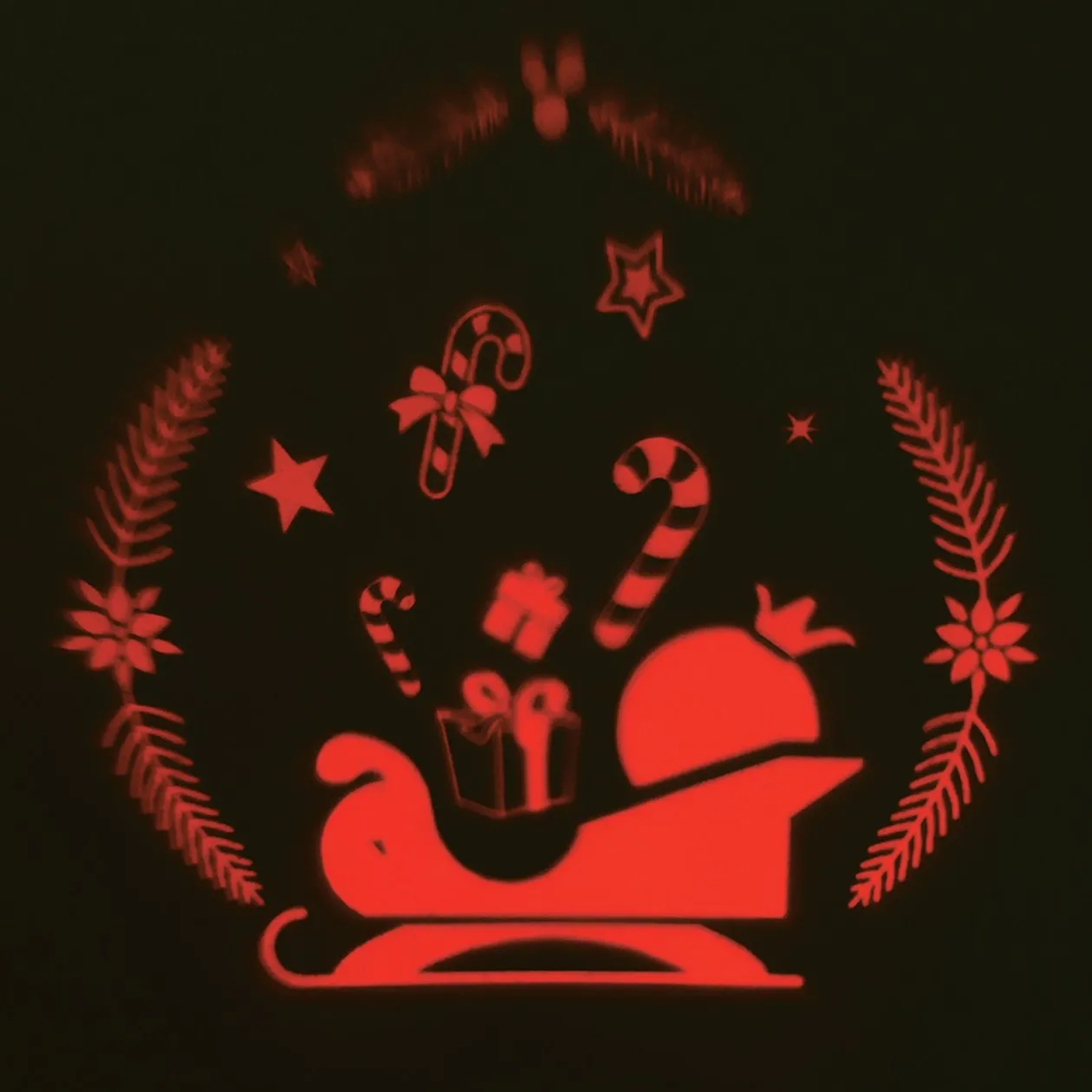 Projecteur extérieur led fixe 3 motifs Noël et fêtes