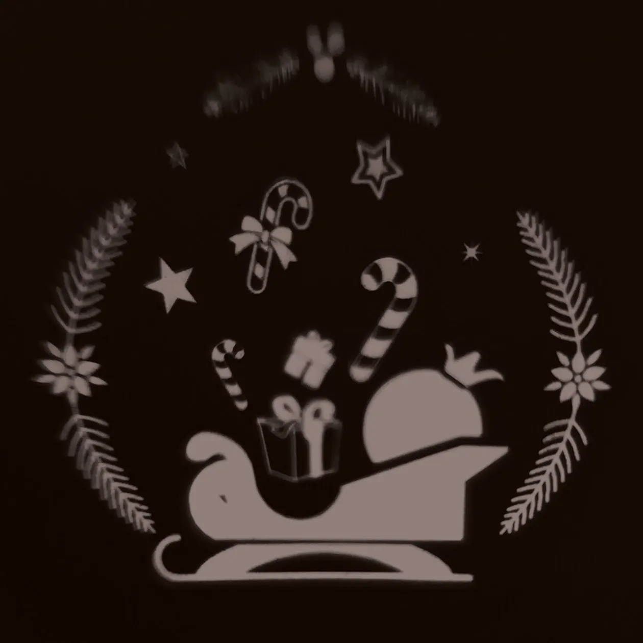 Projecteur extérieur led fixe 3 motifs Noël et fêtes