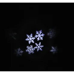 Projecteur extérieur LED Noël motifs flocons animés
