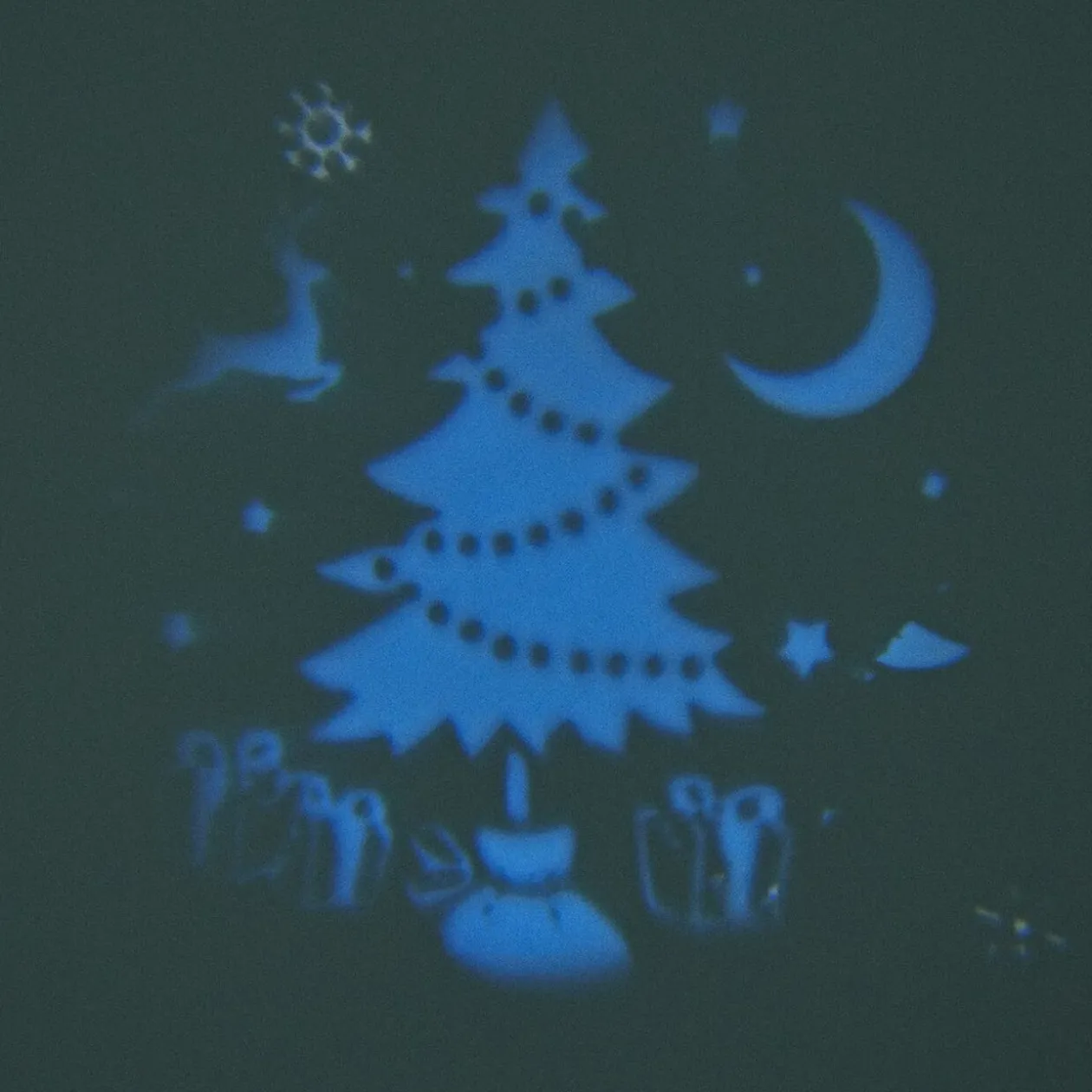 Projecteur extérieur LED solaire Noël motifs animés