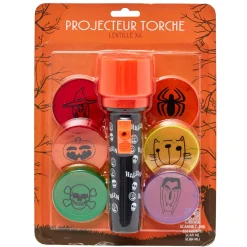 Projecteur lampe torche 6 lentilles Halloween