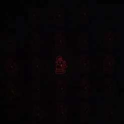 Projecteur lazer 15 designs multicolores Noël flocons