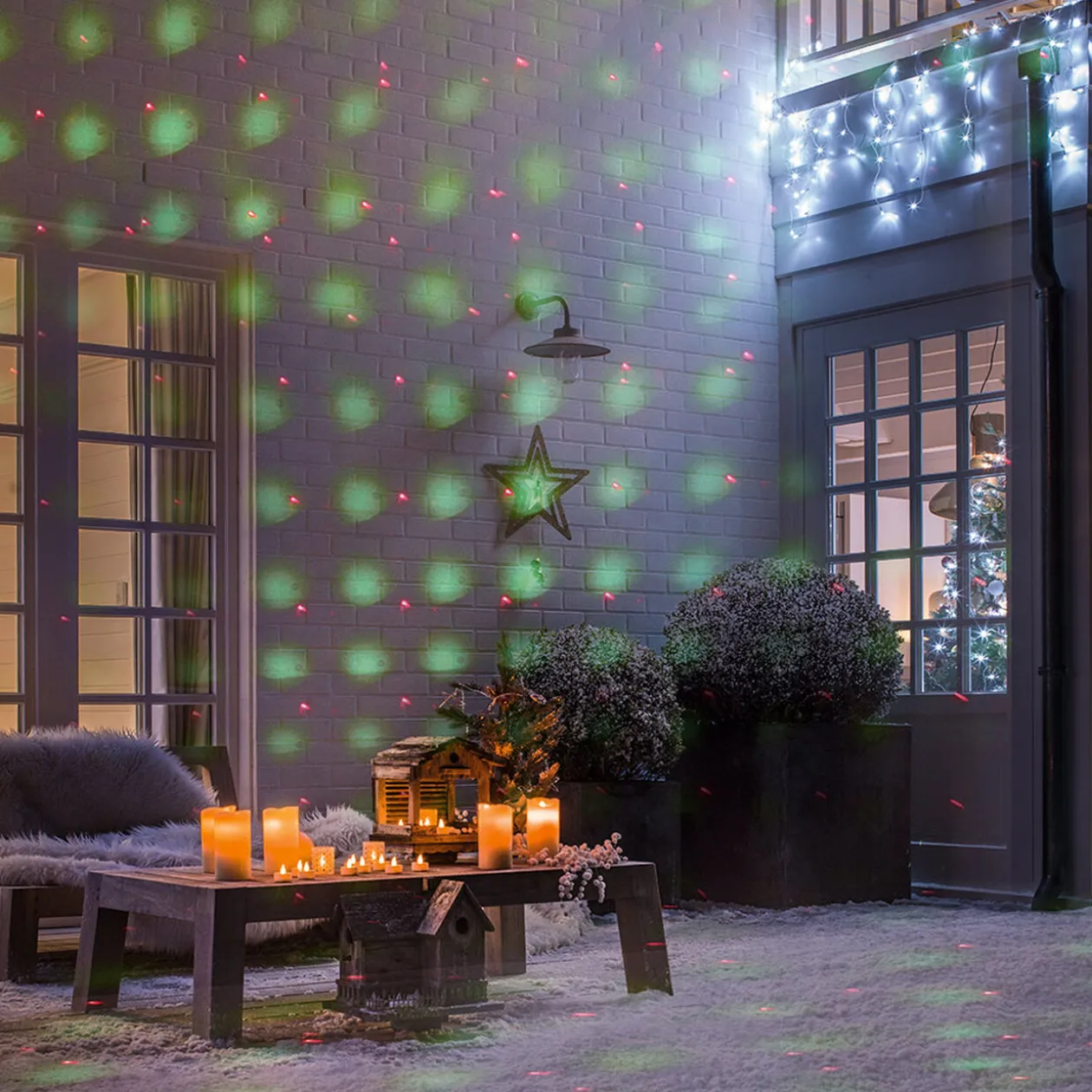 Projecteur lazer animé et enceinte Bluetooth