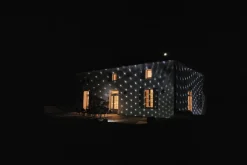 Projecteur LED 10 motifs effet chute de neige animé et fixe