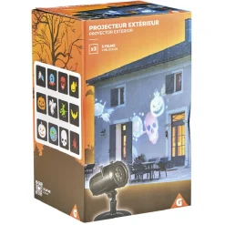 Projecteur LED à planter Halloween 3 films Halloween pour extérieur