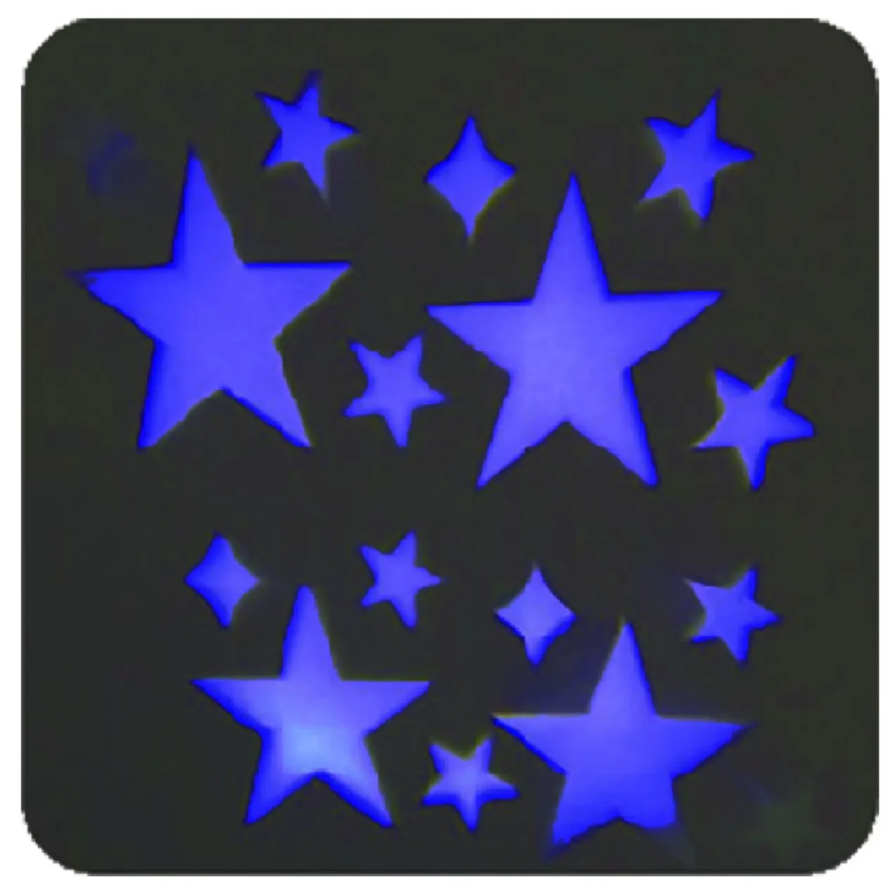 Projecteur LED animé 4 motifs étoiles points extérieur