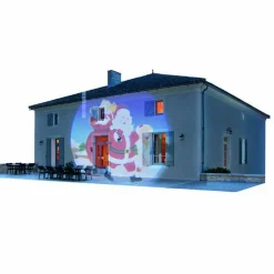 Projecteur LED animé extérieur motifs père Noël et cadeaux