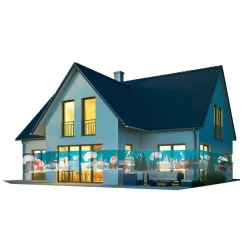 Projecteur LED extérieur animé motif Père Noël