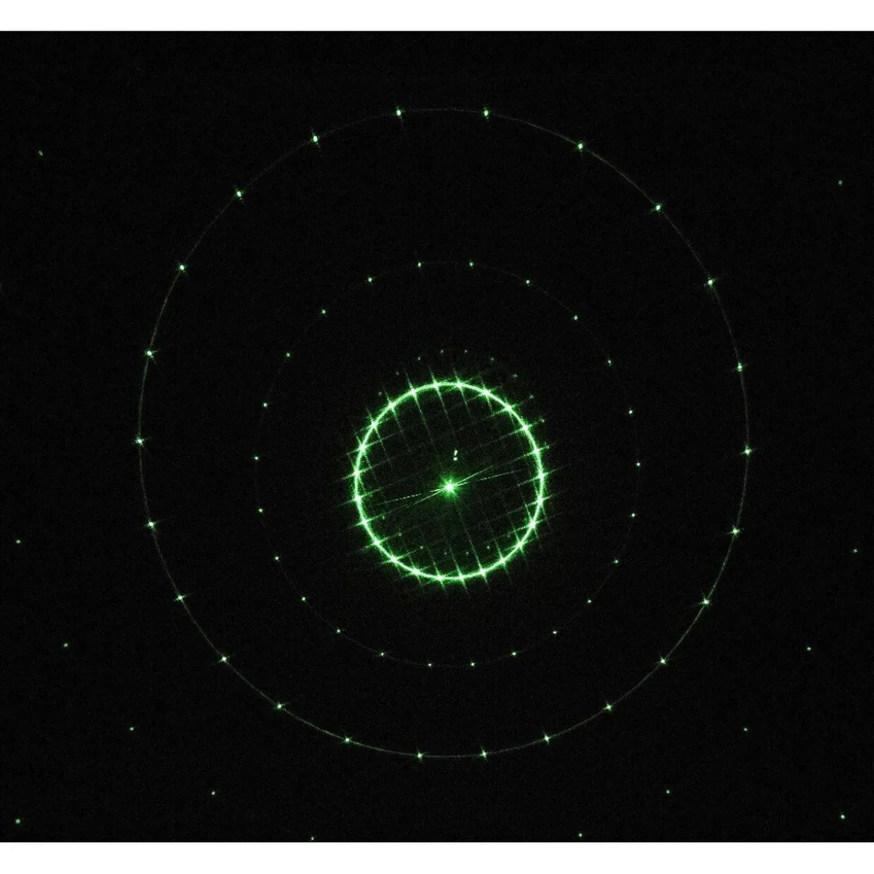 Projecteur Motion Laser Luminight tourbillons bleu et vert