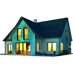 Projecteur Motion Laser Luminight tourbillons bleu et vert