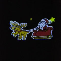 Projecteur musical père Noël animé intérieur 3 LED