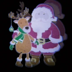 Projecteur solaire Noël animé 2 LED