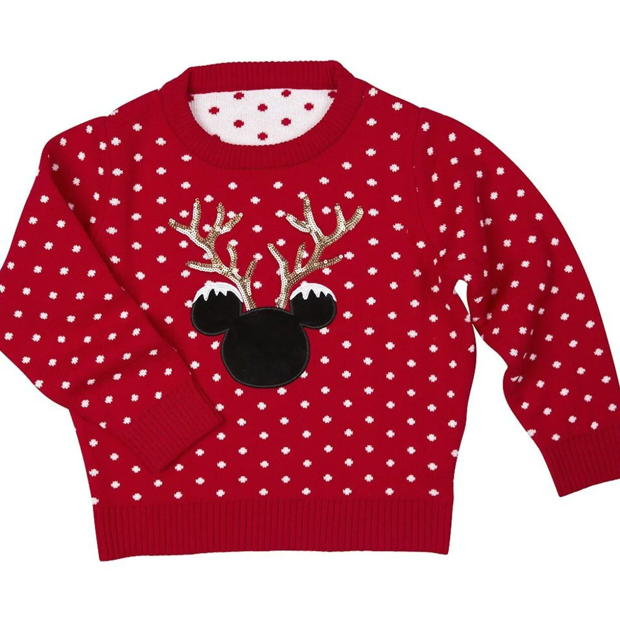 Pull de Noël Disney motif Mickey taille enfant 4/6 ans