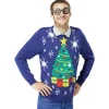 Pull de Noël lumineux à led Adulte Taille M