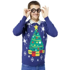 Pull de Noël lumineux à led Adulte Taille M