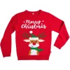 Pull Noël enfant renne Merry Christmas 6/8ans