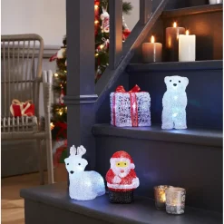 Renne Lumineux 5 Led multicolore H17 cm