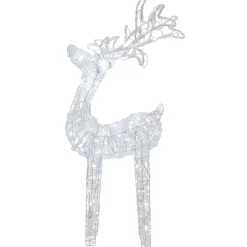 Renne lumineux blanc Noël