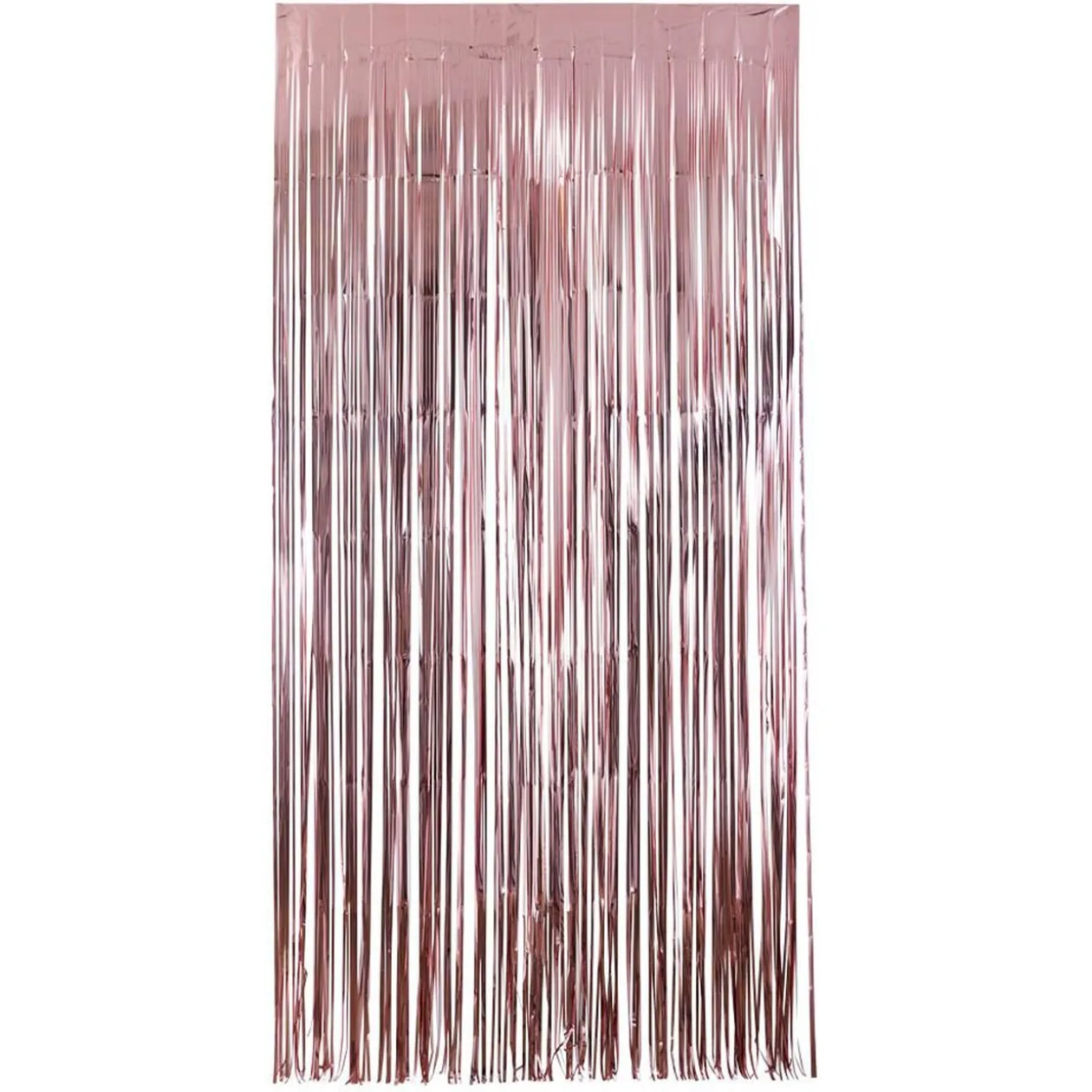 Rideau à franges 200x100cm rose