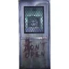 Rideau de porte Halloween imprimé Don't Open L180xl80cm