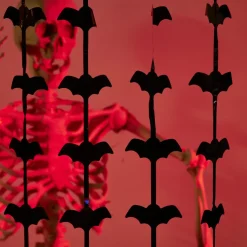 Rideau de porte Halloween fil chauve-souris 100xH200cm