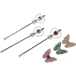 Robe de princesse x3 blanc rose clair et fuchsia