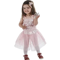 Robe de princesse x3 blanc rose clair et fuchsia