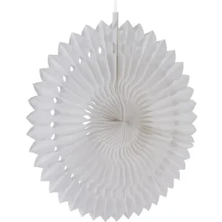 Rosace blanche à suspendre