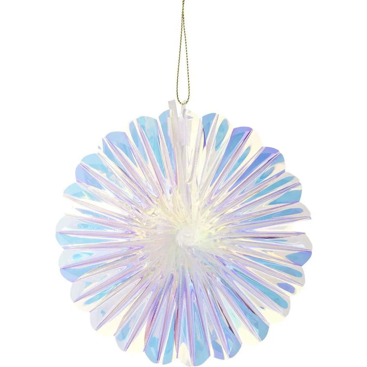 Rosace effet iridescent à suspendre Ø16cm