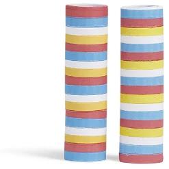 Rouleau de serpentins Circus rouge, bleu, blanc, jaune x 2
