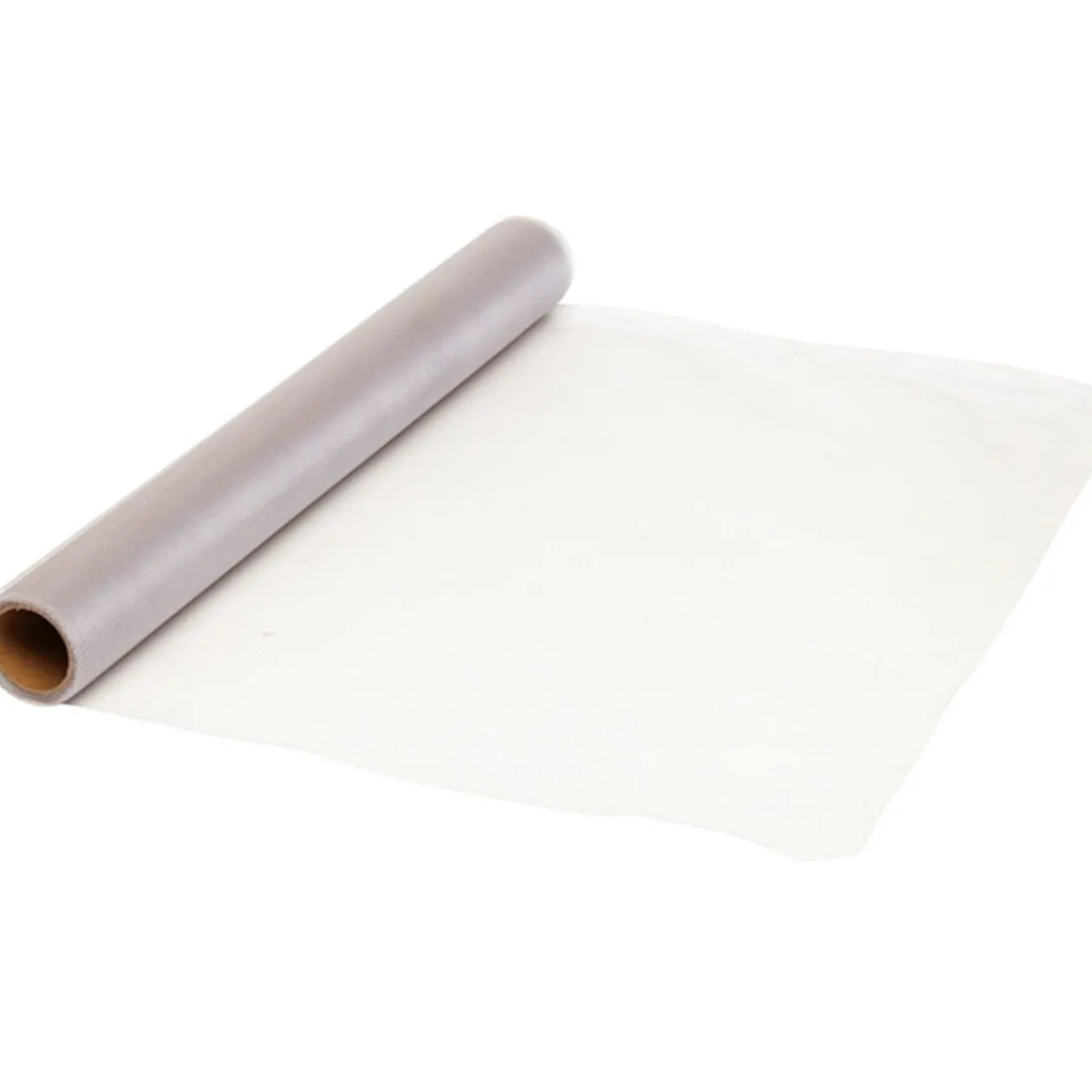 Rouleau de tulle argenté 5 m