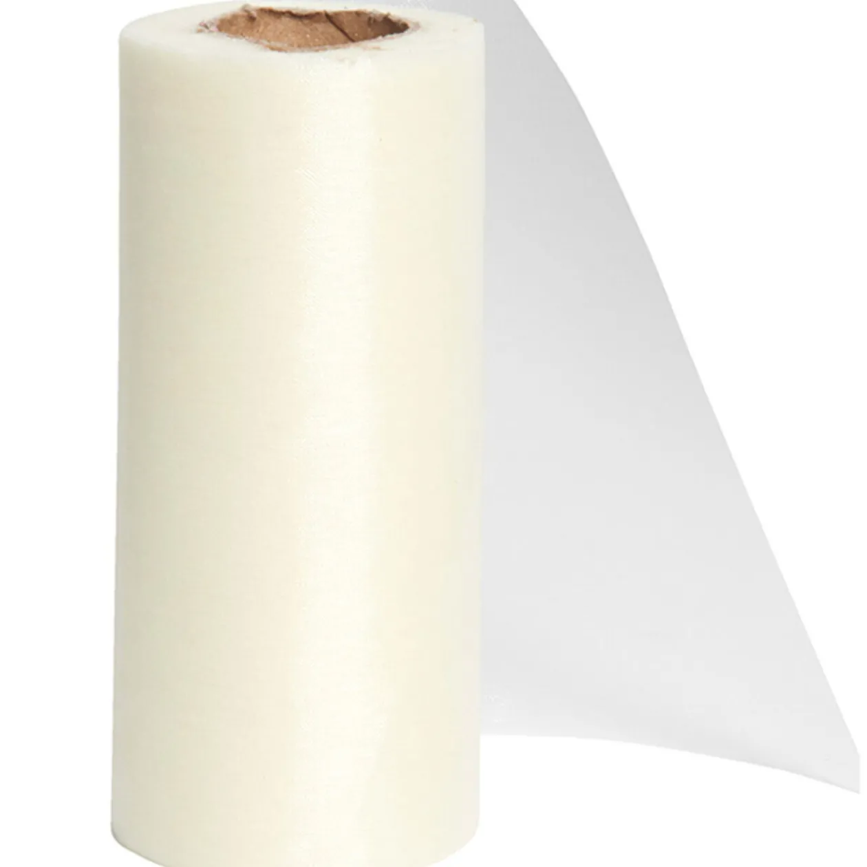 Rouleau organza ivoire 25 m