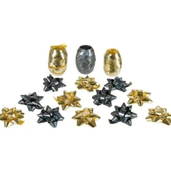 Ruban bolduc et noeud orange noir