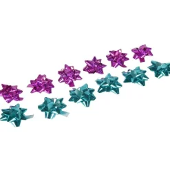 Ruban bolduc et noeud rose bleu