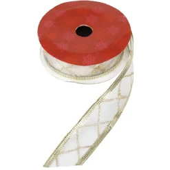 Rubans 4 couleurs pour cadeaux de Noël 2,75 m x24