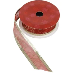 Rubans 4 couleurs pour cadeaux de Noël 2,75 m x24