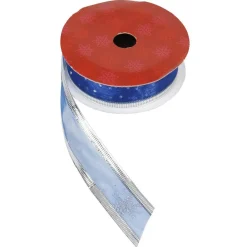 Rubans 4 couleurs pour cadeaux de Noël 2,75 m x24