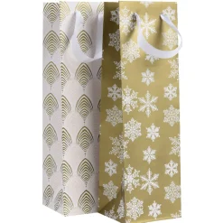 Sac bouteille cadeau Noël