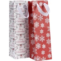 Sac bouteille thème Noël