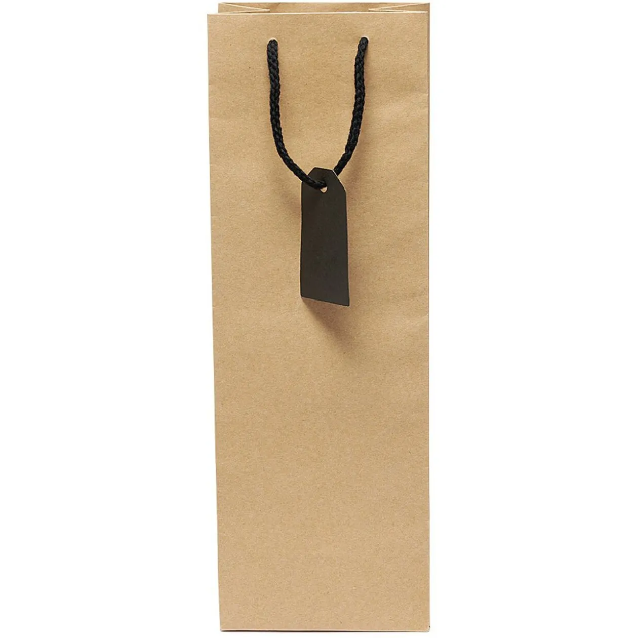 Sac cadeau bouteille Kraft marron