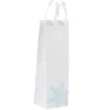 Sac cadeau bouteille motif flocon